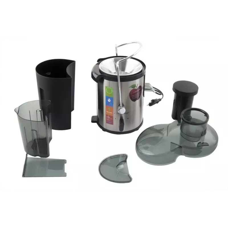 Sulčiaspaudė ESPERANZA EKJ002 - 500 W, 0,45 l sulčių talpykla, 1,5 l minkštimo dėžė, nerūdijantis plienas/juoda