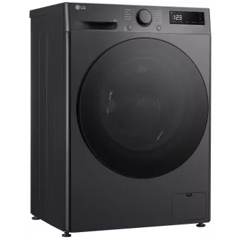 Skalbimo mašina LG F2WR508S2M — priekinio įkrovimo, 8 kg, 1200 aps./min, A efektyvumo, 60×48 cm, LED, vidutiniškai juoda