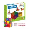 MAGFORMERS magnetiniai blokeliai Tileblox Rainbow rinkinys su magnetine lenta
