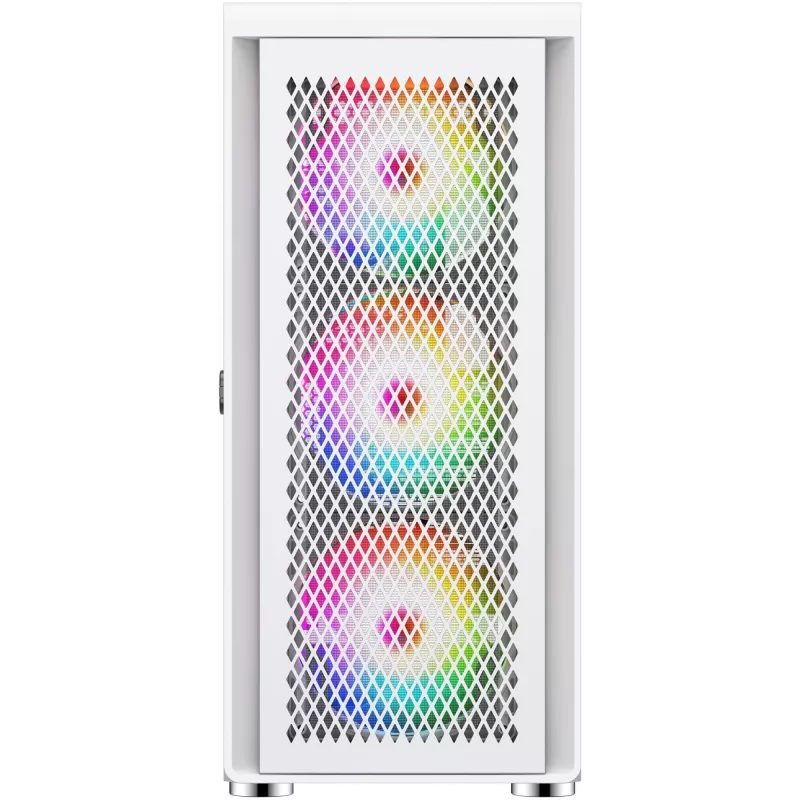 PC korpusas Silentware Air 100 White — vidutinio bokšto ATX suderinamas, baltos spalvos