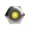 DimasTech vandalams atsparus jungiklis / mygtukas 25 mm Sidabrinėline Dot RGB PD212