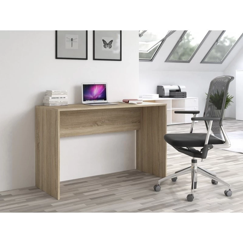 Topeshop BIURKO PLUS SONOMA kompiuterio stalas ąžuolo spalva