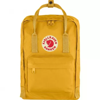 Kuprinė Fjällräven Kanken nešiojamajam kompiuteriui 13 colių — laisvalaikio miesto kuprinė, Geltona, 250×160×350 mm, Poliamidas/PP/Vinilas