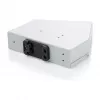 DIN bėgelio optinės skaidulos sujungimo skirstytuvas DIGITUS DN-96894 — kampuotas, 6 SC SX / LC DX, aliuminis, pilkas