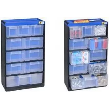 Laikymo dėžutė allit VarioPlus Pro 53/21 B x H T 300 525 - modulinis smulkių dalių laikiklis