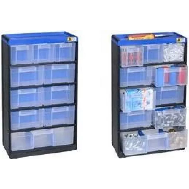 Laikymo dėžutė allit VarioPlus Pro 53/21 B x H T 300 525 - modulinis smulkių dalių laikiklis