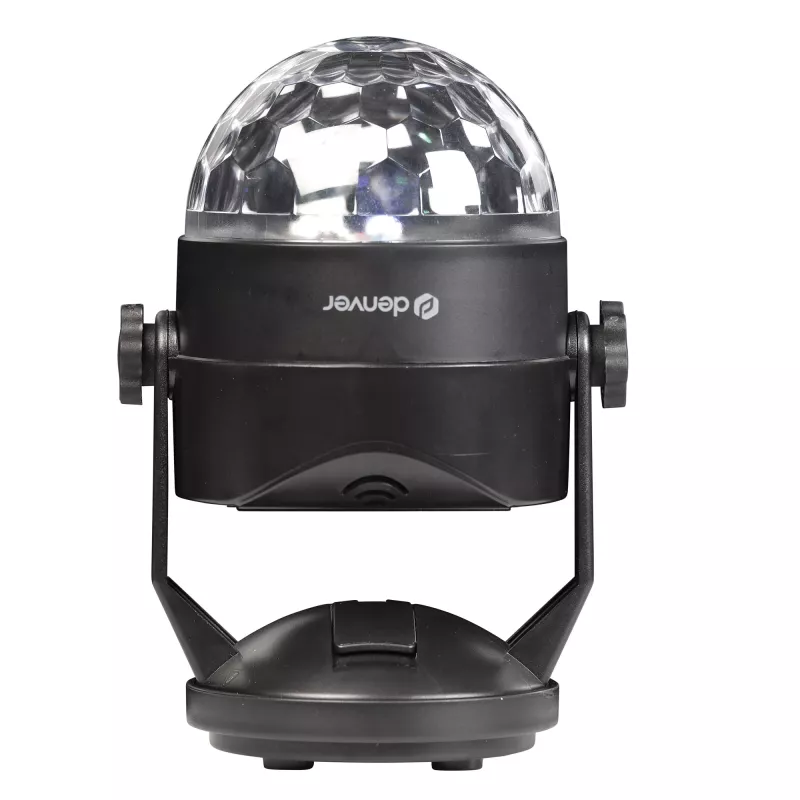 LED disko rutulio šviestuvas DENVER LDB-319 — kompaktiškas LED vakarėlių šviestuvas, modelis 117220200040
