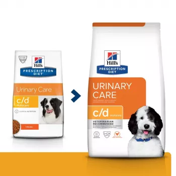 HILL'S PRESCRIPTION DIET Canine c/d Multicare sausas šunų ėdalas su vištiena 12 kg