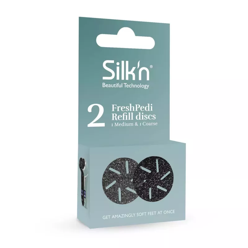 Pedikiūro papildymo diskeliai silk'n FreshPedii FPR2PEUMR001 — Vidutiniai ir Šiurkštūs keičiamieji diskeliai