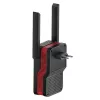 Wi‑Fi signalo stiprintuvas Cudy RE3000 2400–5000 MHz, 802.11ax/ac/n/g/b/a, Ethernet 100 Mbps, išorinė antena, juoda/raudona