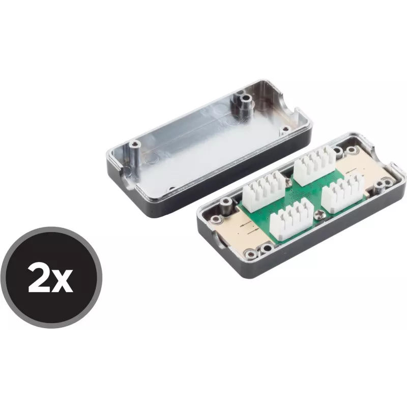 shiverpeaks BS75001-1SET2 Cat6 tinklo sieninis lizdas