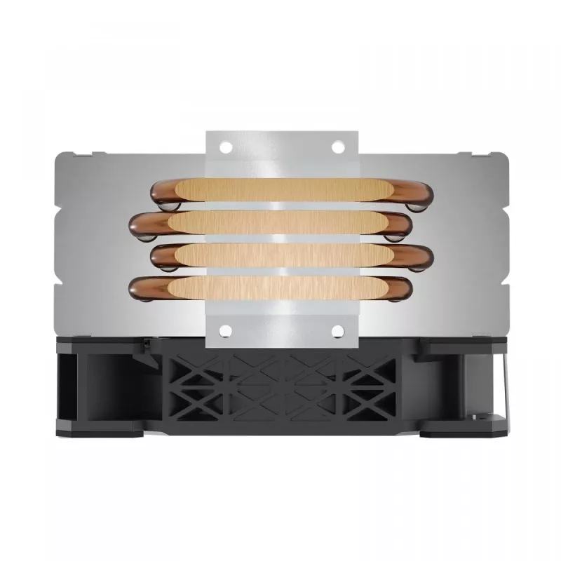 CPU oro aušintuvas SAVIO SAVGCOVORTEXX2ARGB su 4 šilumos vamzdeliais, 120 mm ARGB ventiliatoriumi, juodas