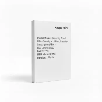 Kaspersky Small Office Security – 15 User, 1 Month - Subscription (ABO) – ESD-DownloadESD