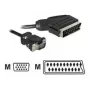 Vaizdo kabelio adapteris DeLOCK 65028 SCART (21 kontaktų) į VGA (D-Sub) 2 m