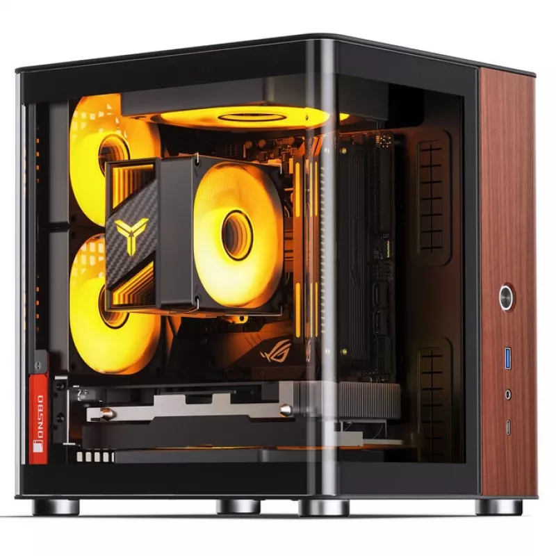 PC korpusas Jonsbo TK-0, Mini-Tower, Mini-ITX, juodas