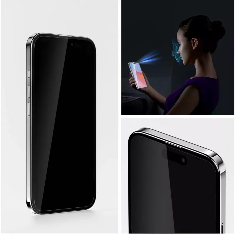 Skaidri ekrano apsauga 4smarts 541200, skirta Apple iPhone 16 – atspari kritimams, smūgiams, įbrėžimams