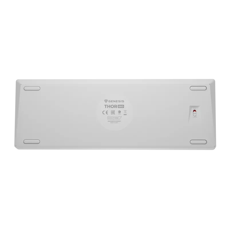 Žaidimų klaviatūra genesis THOR 660 G2 — belaidė (2,4 GHz, Bluetooth) ir laidinė rėžimai