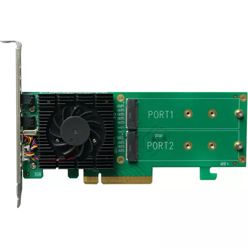 HighPoint HighP SSD6202A 2x M.2 PCIe Gen3 x8 NVMe - NVMe