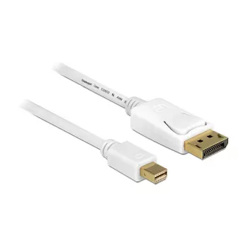 DELOCK laidas mini DisplayPort St > DisplayPort St 7,0 m baltas