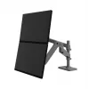 Ergotron LX Pro - Tvirtinimo rinkinys (dviguba ranka) - 2 LCD ekranams - tvirtinimas prie perforuotos plokštės - Aliuminis - Tamsiai pilka - Ekrano dydis: iki 61 cm (iki 24 colių)