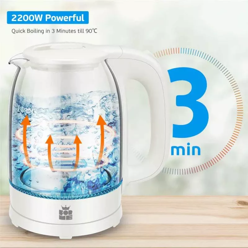 Elektrinis virdulys Forme FKG-102 1,7 l 2200 W baltas
