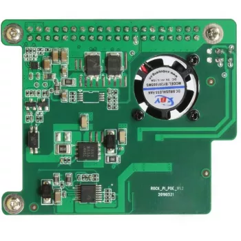 ALLNET Radxa Rock 3A 802.3at PoE Hat — maitinimo per Ethernet priedas