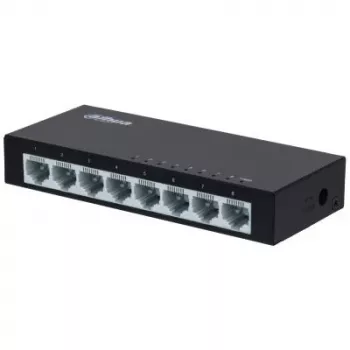 Tinklo komutatorius DAHUA SF1008-EUR 8 prievadų 10/100 Mbps nevaldomas