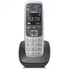 Gigaset E560 telefono DECT belaidis telefonas su skambučio numerio atpažinimu, juodas, sidabrinis