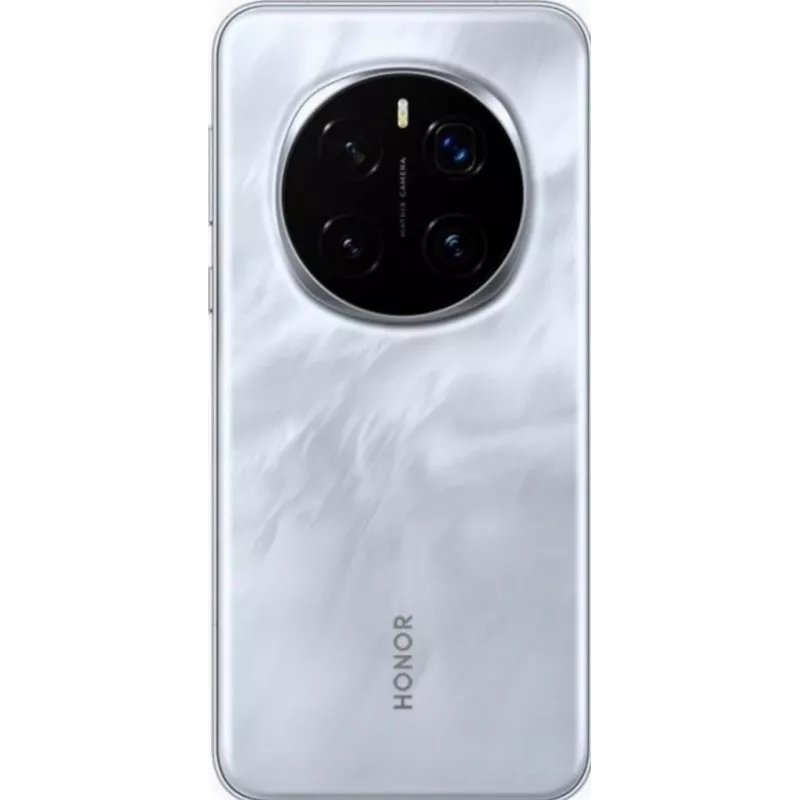 Išmanusis telefonas „Honor Magic7 Pro“ – 6,8 colio OLED 2800×1280, „Snapdragon 8 Elite“, 12 GB RAM, 512 GB, 200 MP, „Dual SIM“, IP68, 5270 mAh, pilka