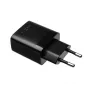 Fixed dvigubas USB kelioninis įkroviklis FIXC17N-2U-BK, 17W, nešiojamasis USB maitinimo adapteris, juodas