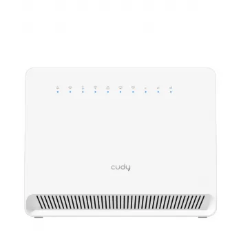 Cudy LT500E belaidis maršrutizatorius Fast Ethernet Dual-band (2,4 GHz / 5 GHz) 4G Baltas