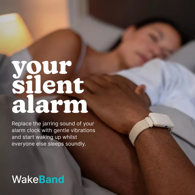 Homedics SS-WB100BK-WW WakeBand, Jūsų tylus žadintuvas, juoda