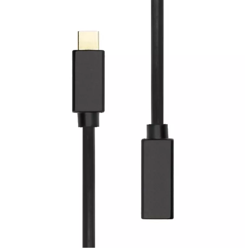 USB-C ilgintuvas juodas 1 m