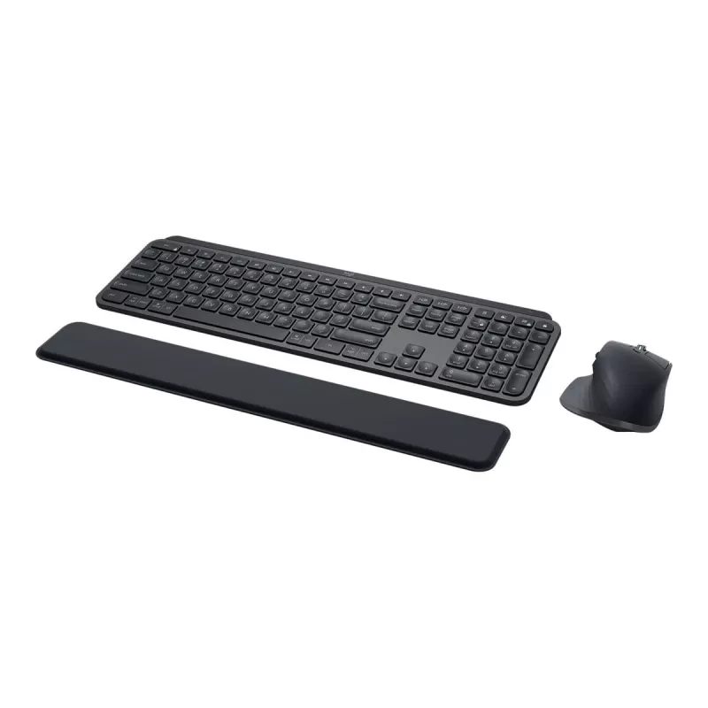 Logitech MX Keys Combo for Business - Klaviatūros ir pelės rinkinys - su foniniu apšvietimu - belaidis - Bluetooth LE - QWERTY - GB - Graphite