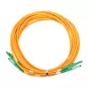 Extralink šviesolaidžio komutacinis kabelis LC/APC – LC/APC, vienmodis dvipusis 9/125 µm G.657.A1, 1 m