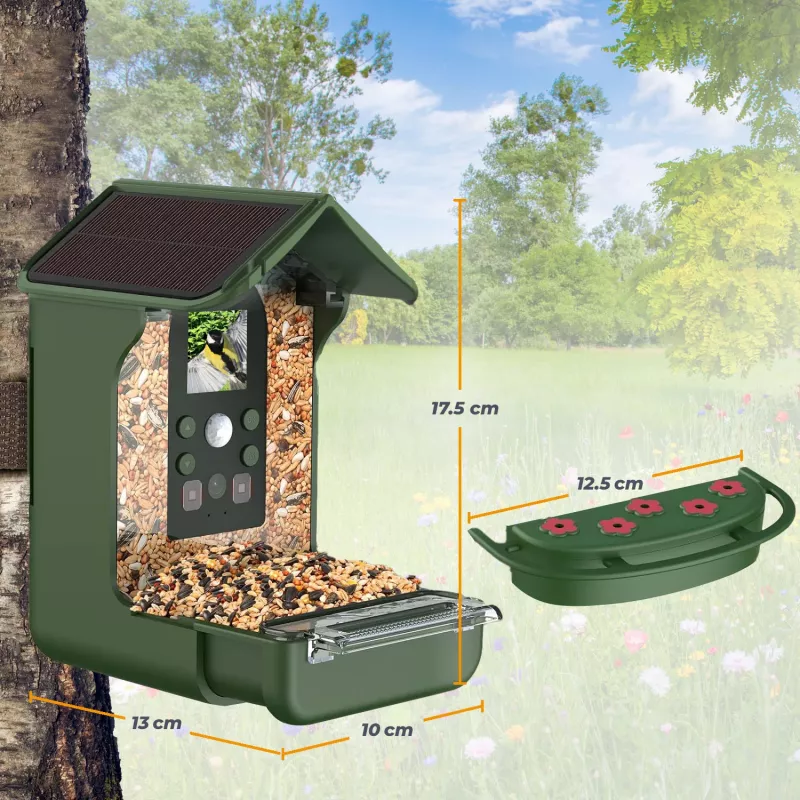 EASYPIX paukščių kamera Easypix Bird Cam 10123 1080p HD naktinis matymas