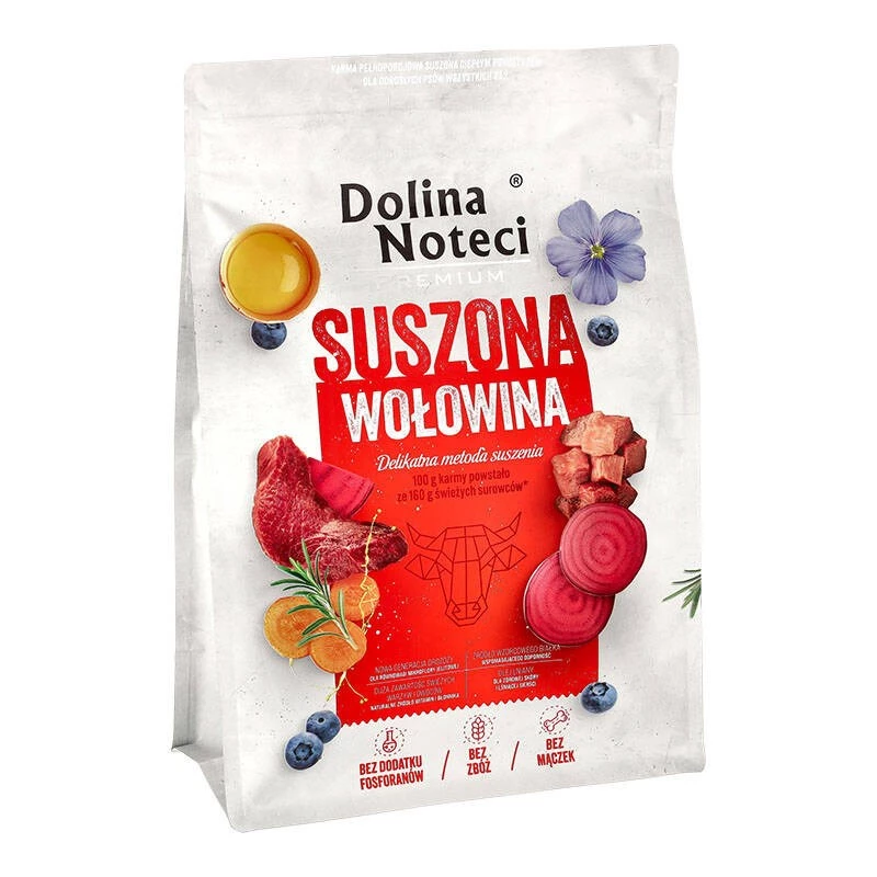 DOLINA NOTECI Premium Jautiena - sausas šunų ėdalas - 3kg