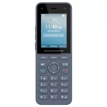 Grandstream Networks WP8256 IP telefonas antracito spalvos 3 linijos LCD Wi-Fi