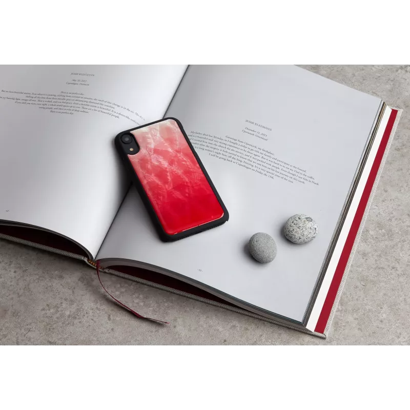 iKins telefono dėklas, skirtas iPhone XR — rožinės spalvos ir juodas dviejų tonų apsauginis dangtelis
