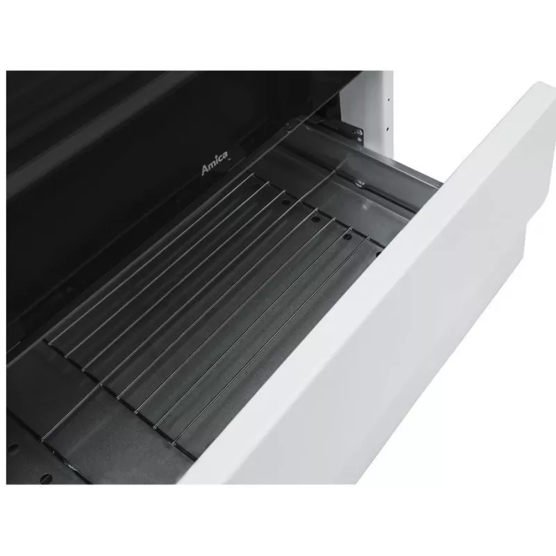 Laisvai pastatoma viryklė Amica SHM51071W elektrinė dujinė balta 4 dujinės zonos 63L