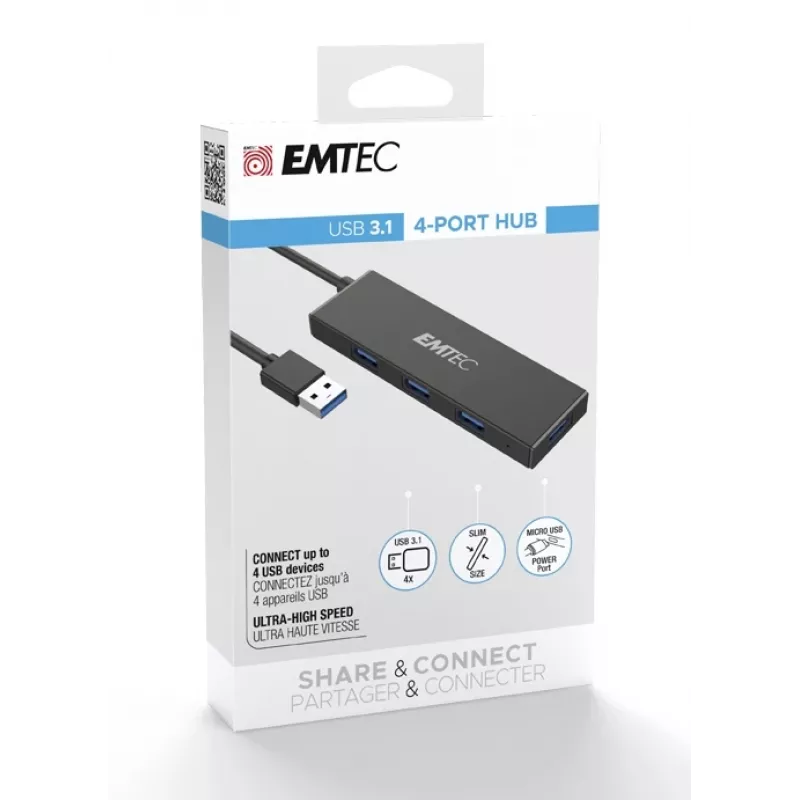 Emtec T620A Type-A Classic USB 3.2 Gen 1 šakotuvas