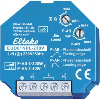 Universalus dimmerio jungiklis, minimali apkrova tik 4 W EUD61NPL-230V (61100832)