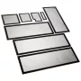 Demciflex dulkių filtro rinkinys, skirtas Lian Li O11 Dynamic XL - juoda/juoda