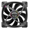 Montech RX120 PWM kompiuterio korpuso ventiliatorius 12 cm juodas 3 vnt.