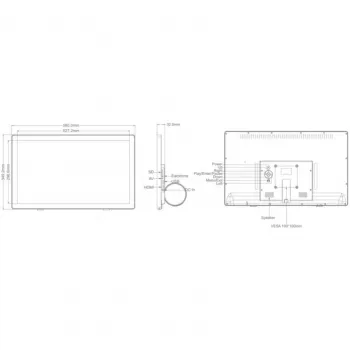 Braun DigiFrame 240 Business Line 60.96cm (24.0in)