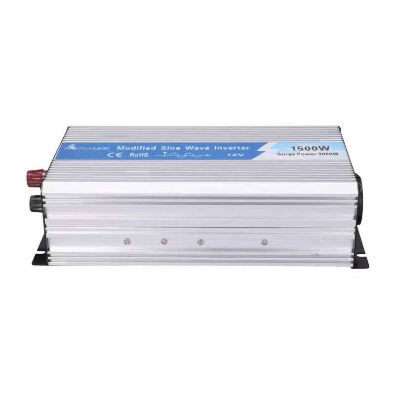 Extralink ĮTAMPOS KEITIKLIS 12V - 230V, 1500W, MODIFIKUOTA SINUSINĖ BANGA OPIM-1500W