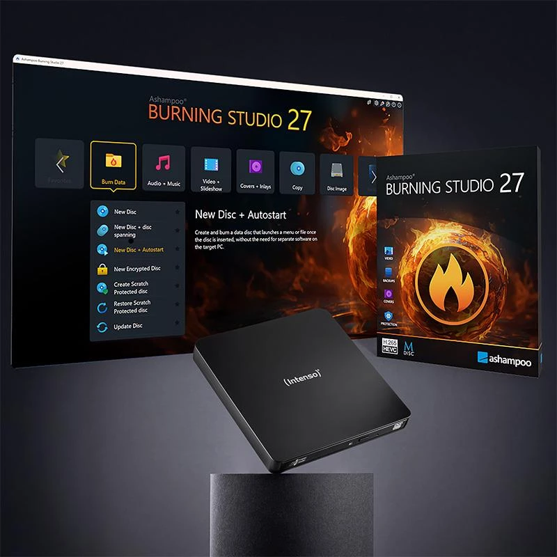 Dvd RW USB3.2 EXT/Juoda 5401400 Intenso