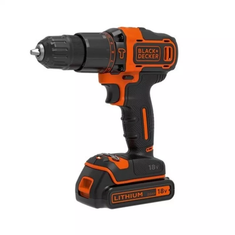 Juoda & Decker BDCHD18K1B2-QW grąžtas 1400 aps./min.