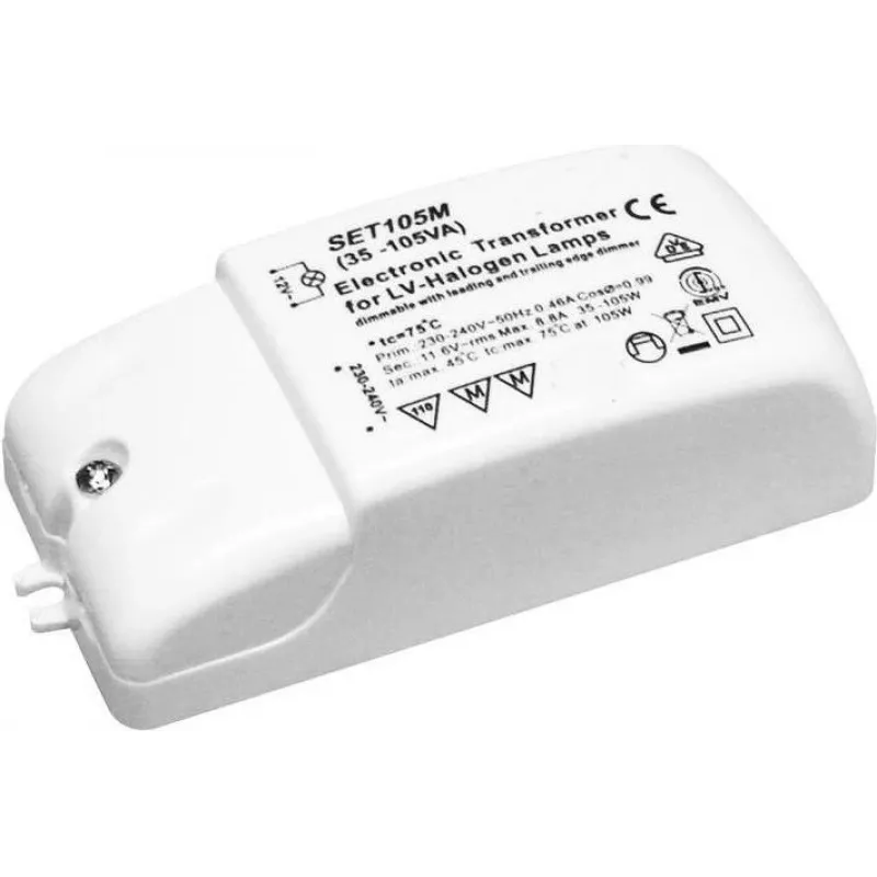 Elektroninis transformatorius EUROLITE ETD-35105 12V 35–105VA reguliuojamas