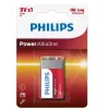 Vienkartinė baterija Philips Power Alkaline Battery 6LR61P1B/10